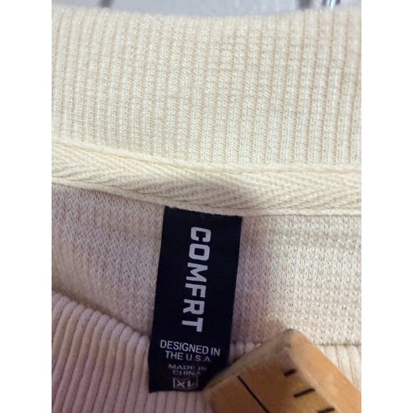 New Comfrt Waffle Lounge Set Ivory XL Unisex - Picture 6 of 10